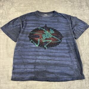 Ocean Pacific Shirt Mens XL Purple Vtg 1992 Tribal Surf Tie Dye Single Stitch OP